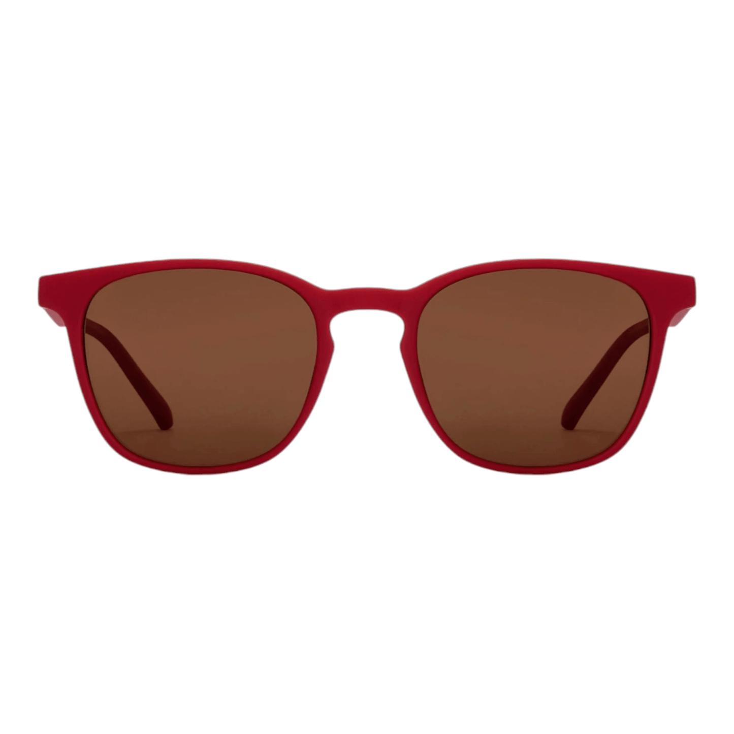 EVORA Hustle | Polarized Sunglass with UV Protection| Red | UNISEX | Full Rim Wayfarer - EVORA