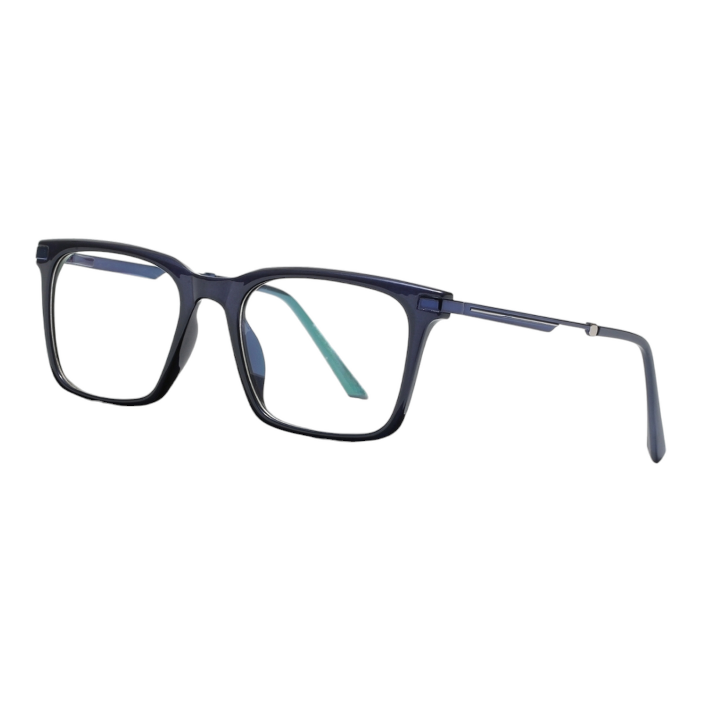 EVORA EV8803 Blue Transparent Eyewear Frame | Stylish & Durable - EVORA