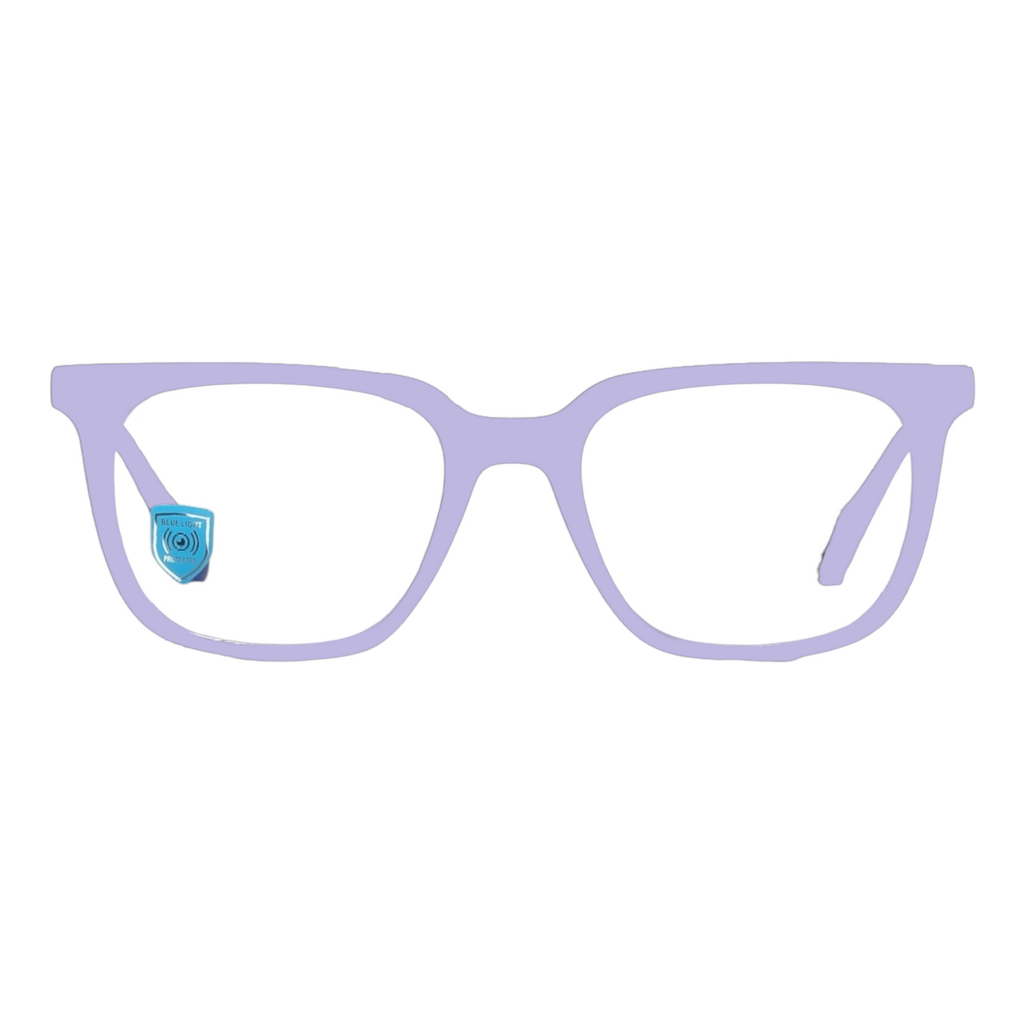 EVORA Hustle | Transparent Purple Bluecut Anti-Glare Computer Glasses | Zero Power | Unisex Medium | EV6002 - EVORA
