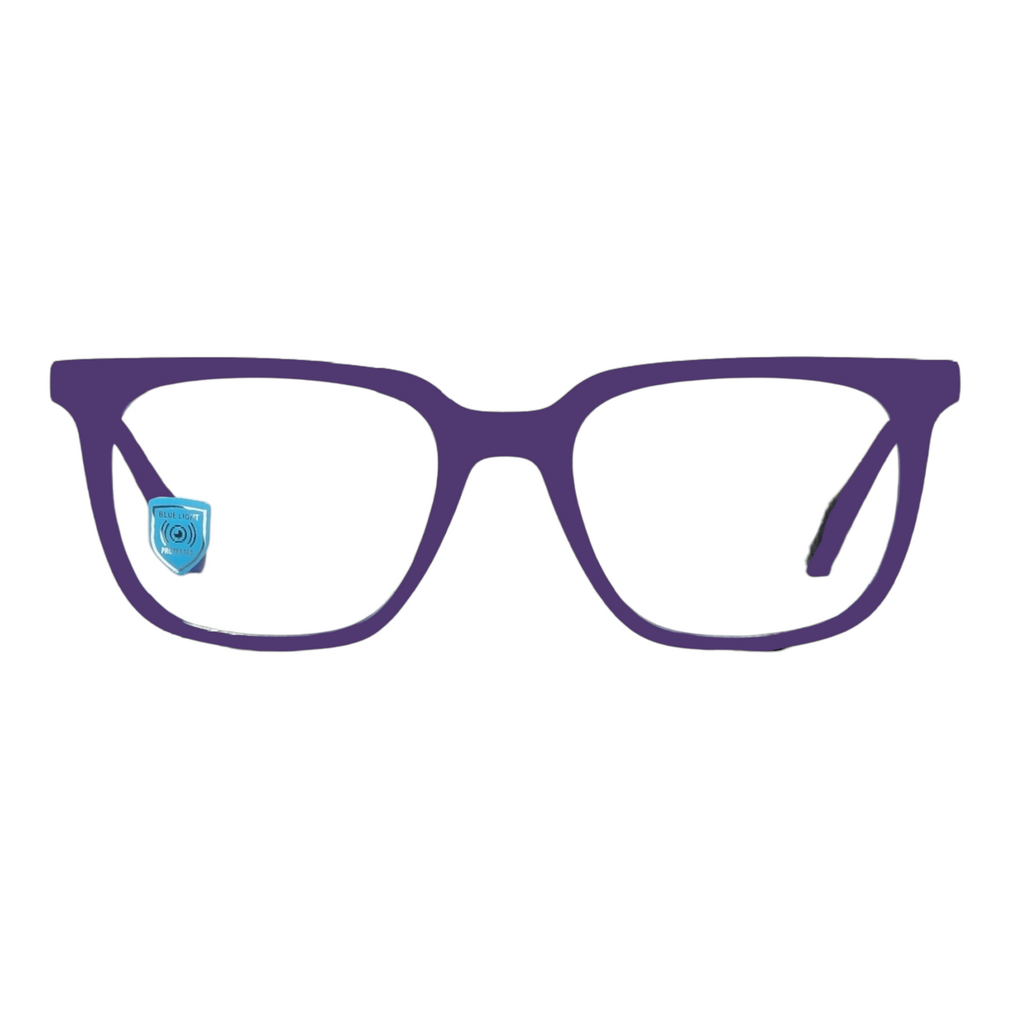 EVORA Hustle | Mauve Purple Bluecut Anti-Glare Computer Glasses | Zero Power | Unisex Medium | EV6002 - EVORA