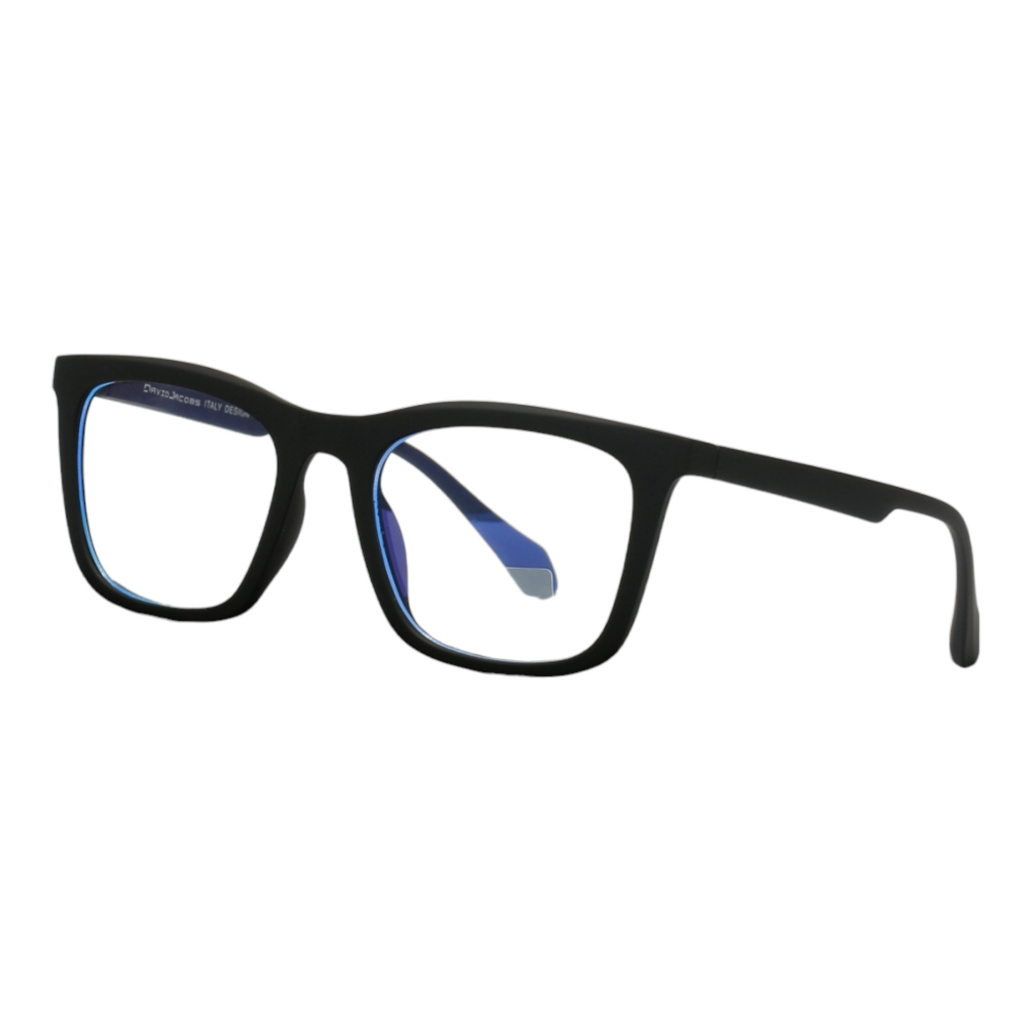 EVORA Hustle | Black Bluecut Anti-Glare Computer Glasses | Zero Power | Unisex Medium | EV6003 - EVORA