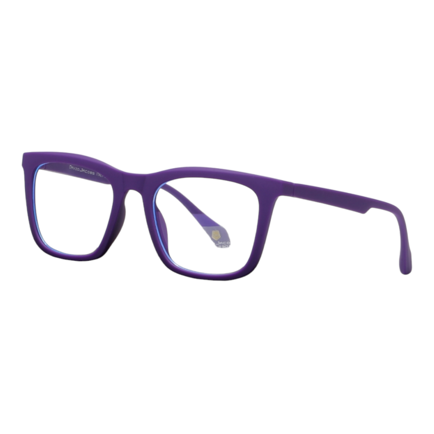 EVORA Hustle | Mauve Purple Bluecut Anti-Glare Computer Glasses | Zero Power | Unisex Medium | EV6003 - EVORA