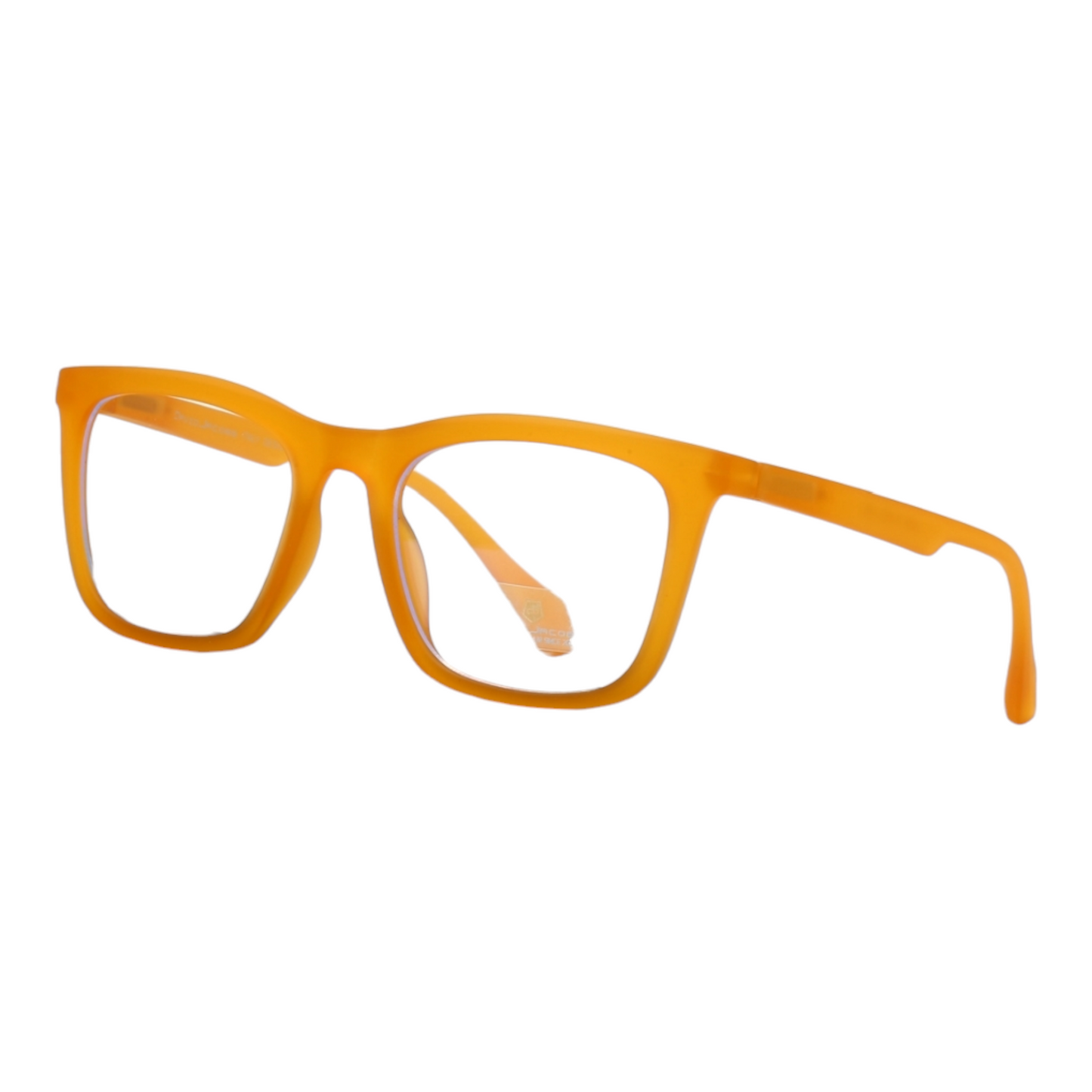 EVORA Hustle | Orange Bluecut Anti-Glare Computer Glasses | Zero Power | Unisex Medium | EV6003 - EVORA