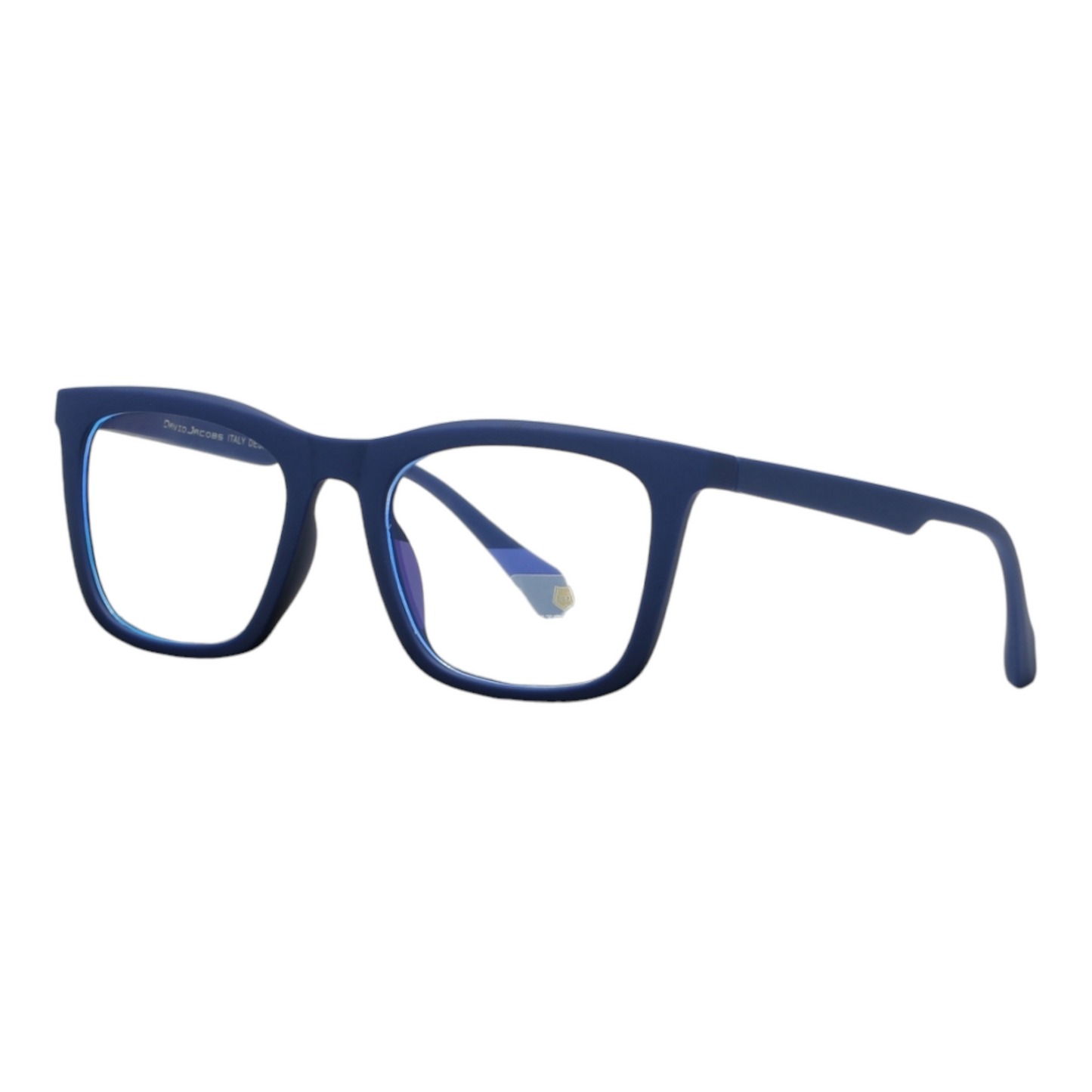 EVORA Hustle | Dark Blue Bluecut Anti-Glare Computer Glasses | Zero Power | Unisex Medium | EV6003 - EVORA