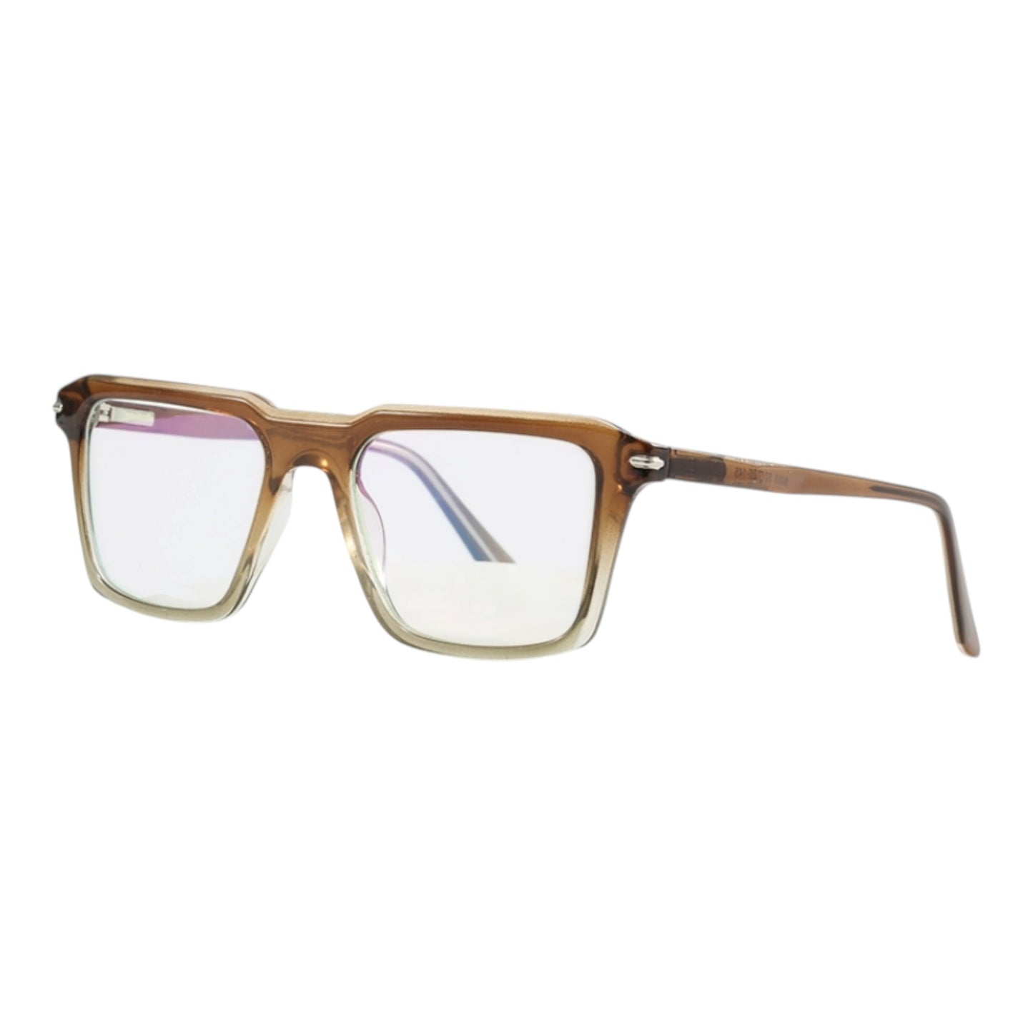 EVORA 8008 TR90 Eyewear Frame – Movie Star Bold | Light Brown | Lightweight & Durable | 50-20-142 - EVORA