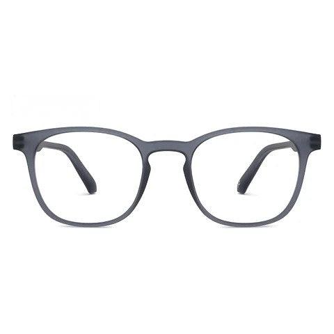 EVORA Hustle | Grey | Zero Power Bluecut AntiGlare Computer Glasses | For Men & Women | Medium | EV10001 - EVORA