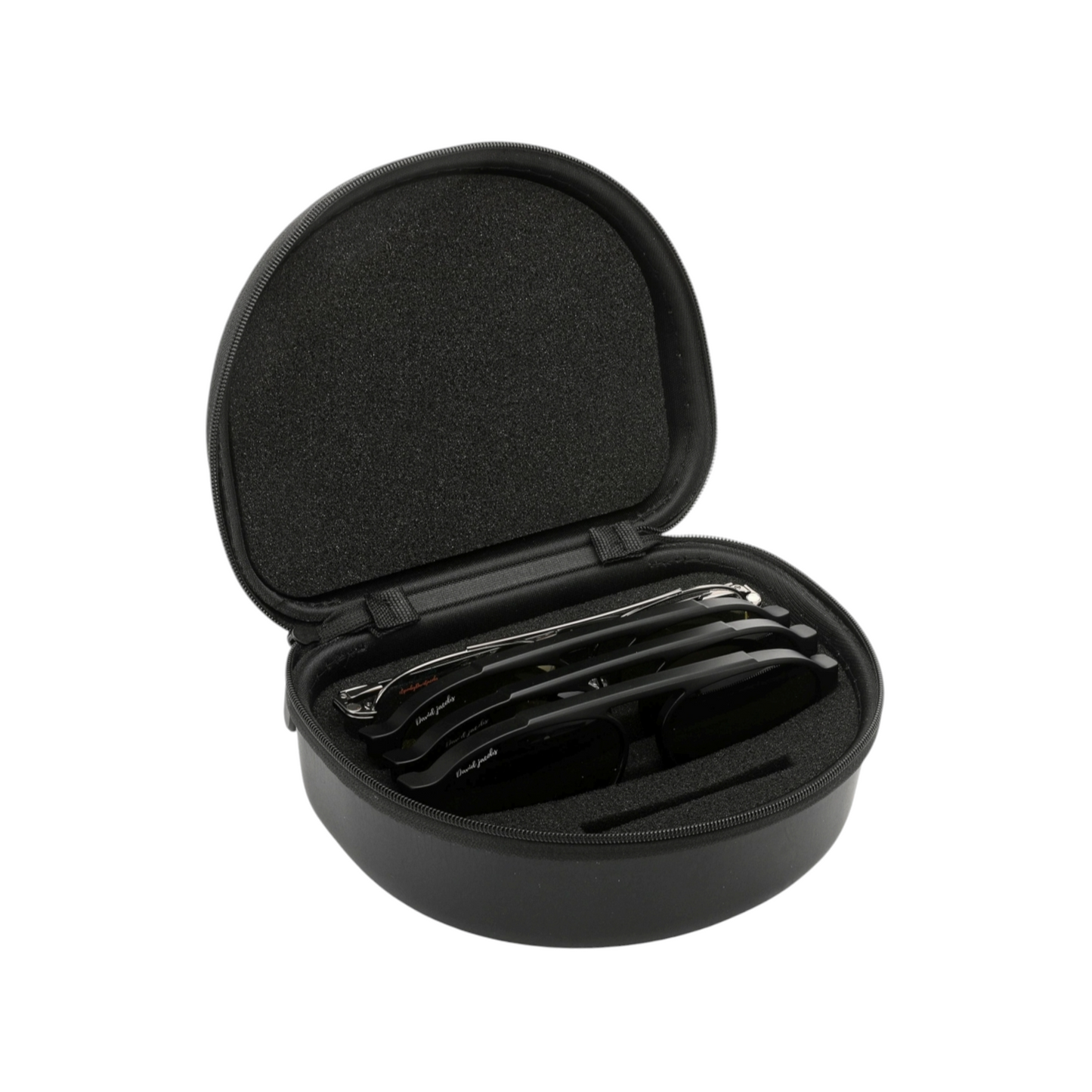 EVORA Magnetic Clip-On Sunglasses | 3-in-1 Black Polarized, Brown Lens & Night Vision Lenses | Model No. D2132 - EVORA