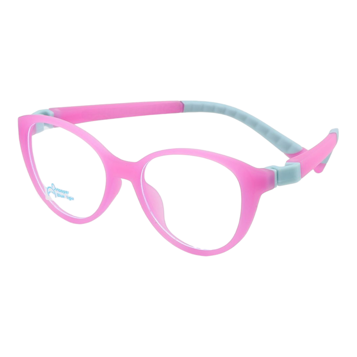 EVORA Digi Hooper Kids Eyewear – Model XW002 | Size 46-17-139 | Baby Pink - EVORA
