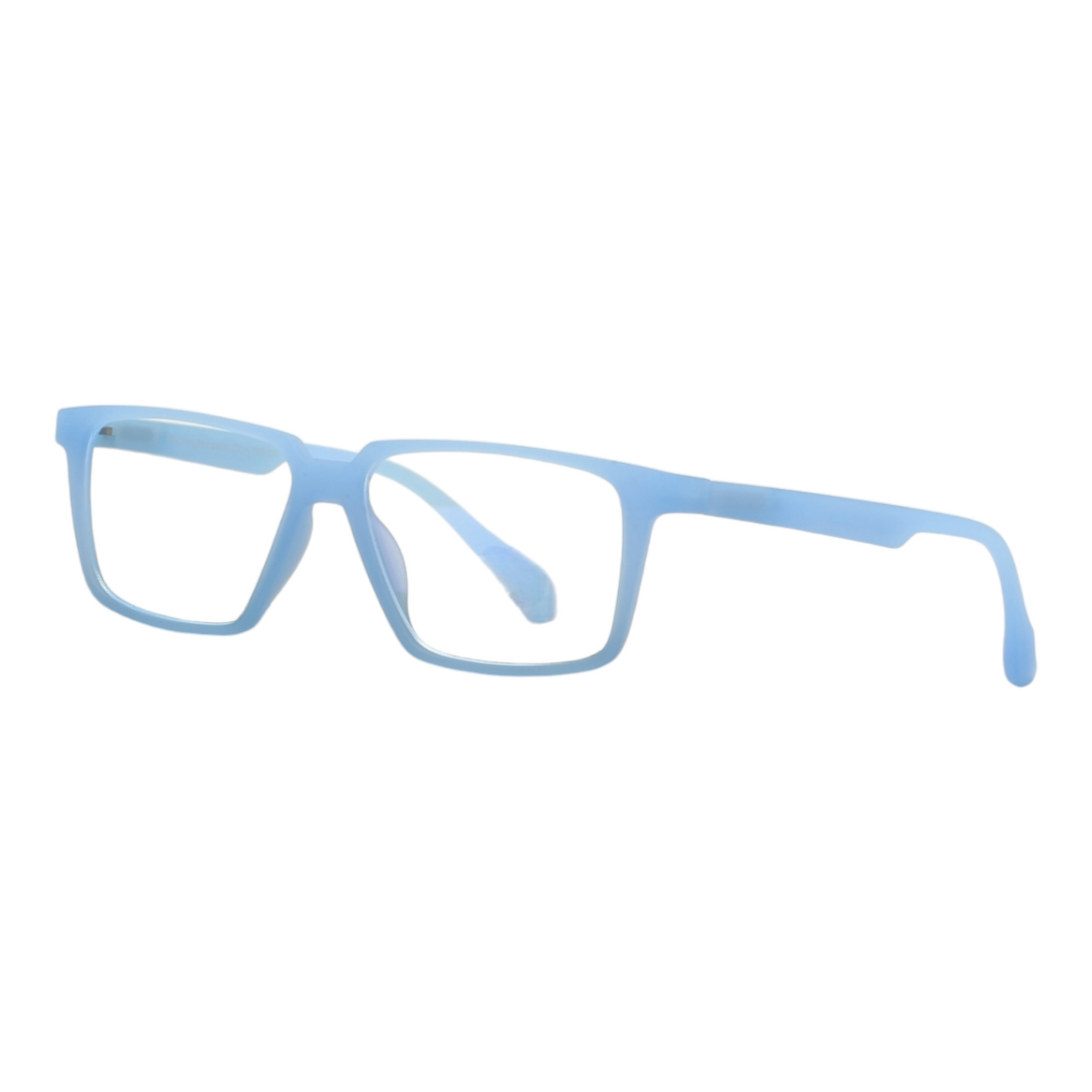 EVORA Hustle | Light Blue Bluecut Anti-Glare Computer Glasses | Zero Power | Unisex Medium | EV6001 - EVORA
