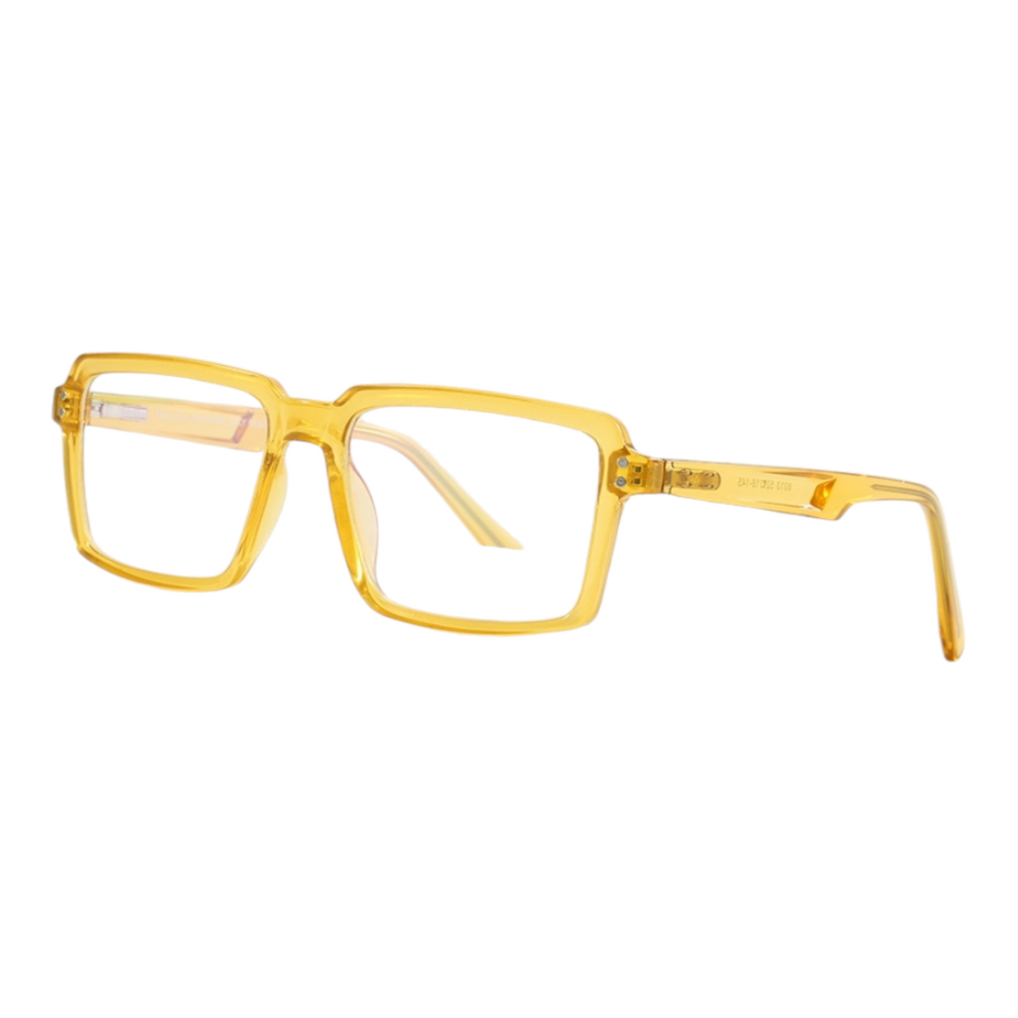EVORA 8013 TR90 Eyewear Frame – Movie Star Bold | Yellow | Lightweight & Durable | 52-18-145 - EVORA