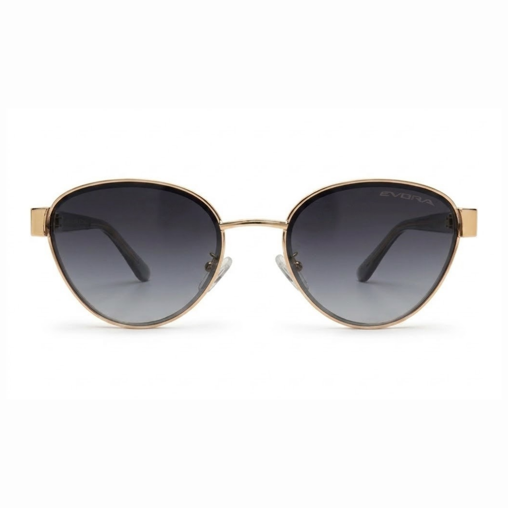 EVORA Celeste – Gold Smoke Gradient Premium Sunglasses