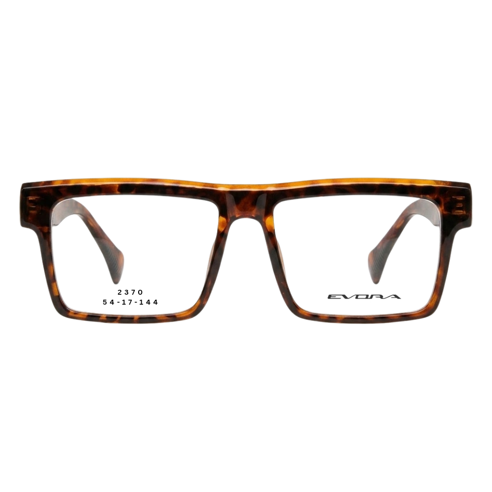 EVORA 2370 tortoise rectangular full rim eyeglasses 54-17-144