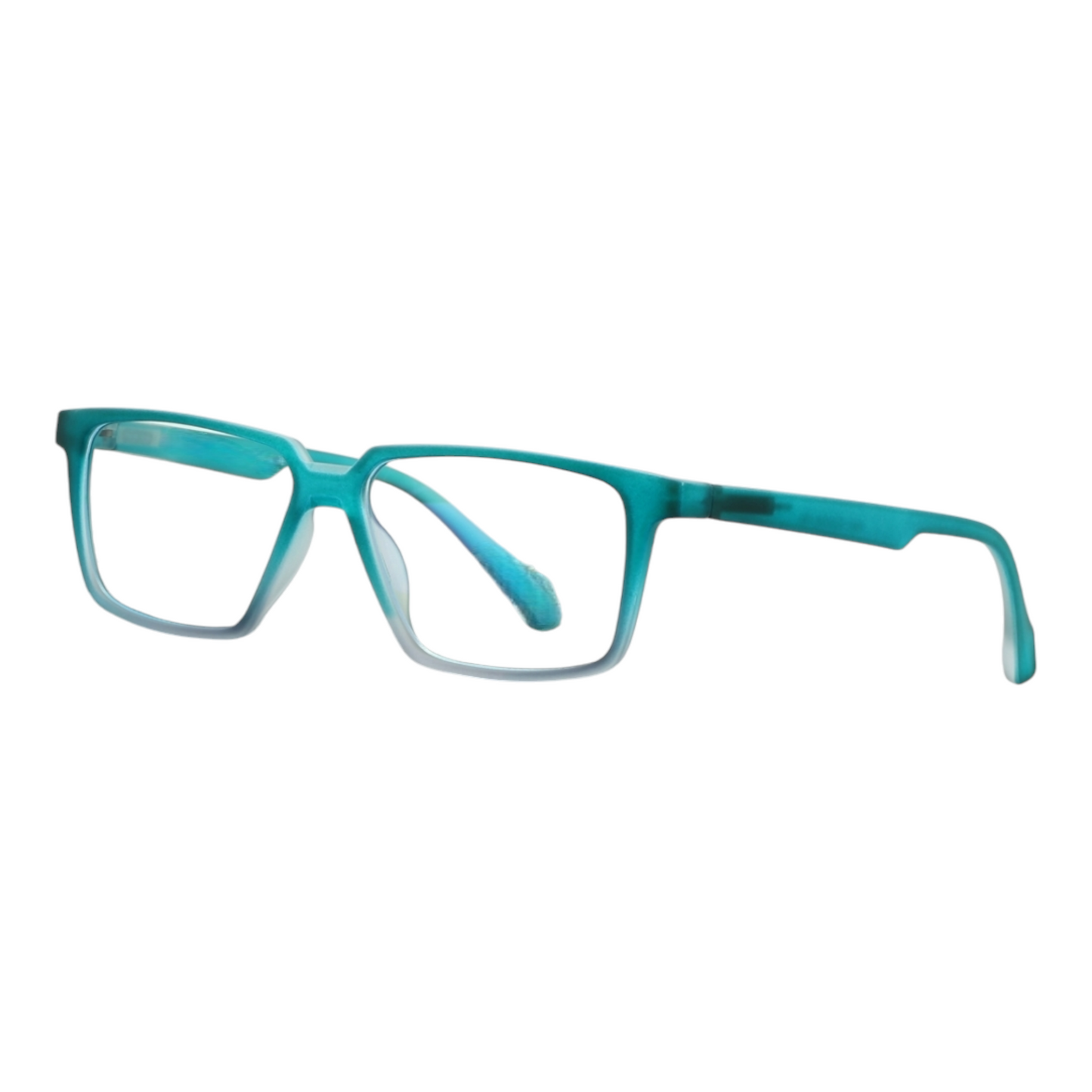 EVORA Hustle | Transparent Blue Bluecut Anti-Glare Computer Glasses | Zero Power | Unisex Medium | EV6001 - EVORA