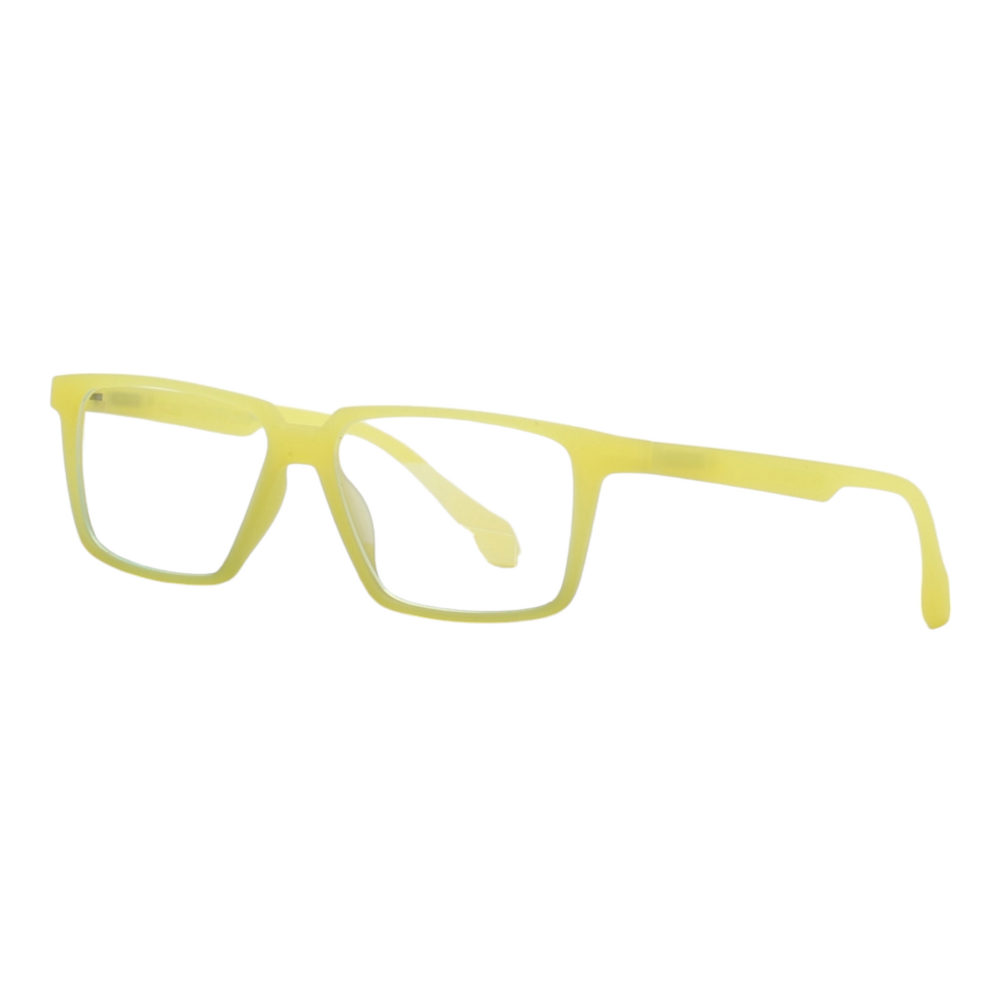 EVORA Hustle | Yellow Bluecut Anti-Glare Computer Glasses | Zero Power | Unisex Medium | EV6001 - EVORA