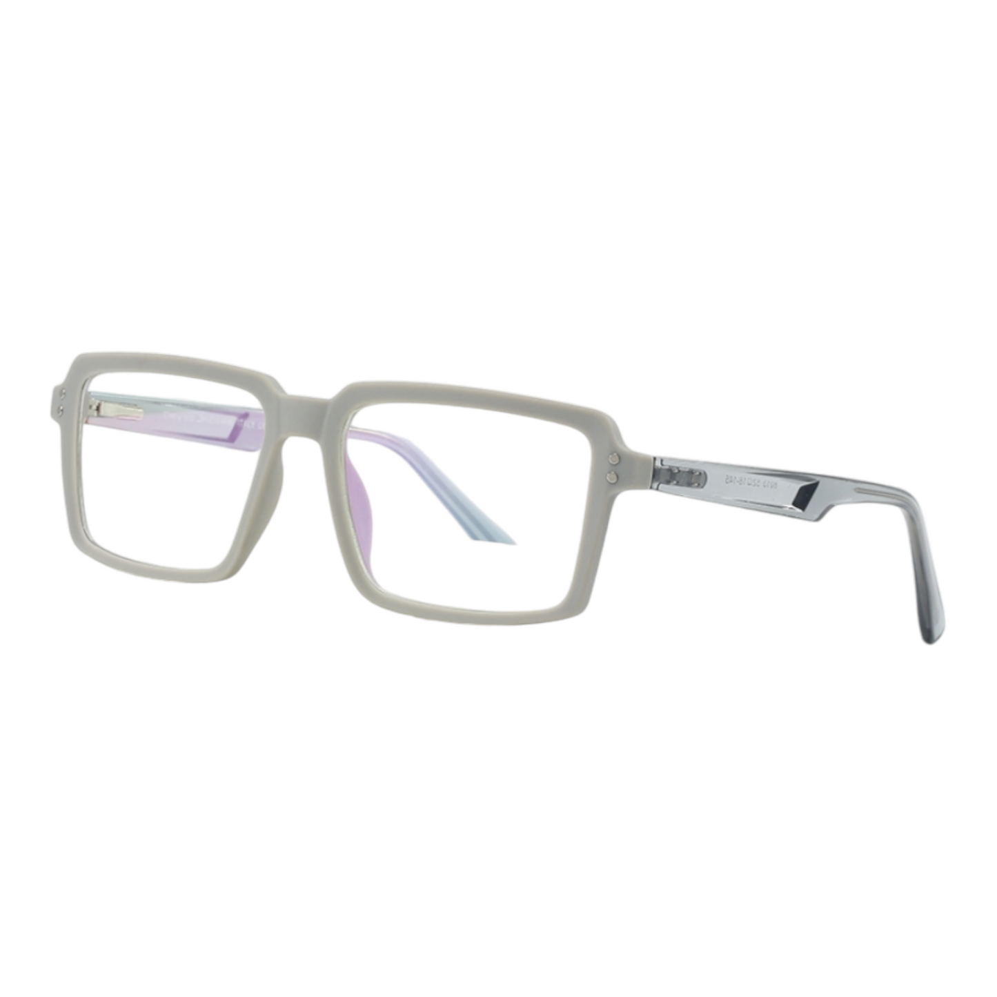 EVORA 8013 TR90 Eyewear Frame – Movie Star Bold | Grey | Lightweight & Durable | 52-18-145 - EVORA