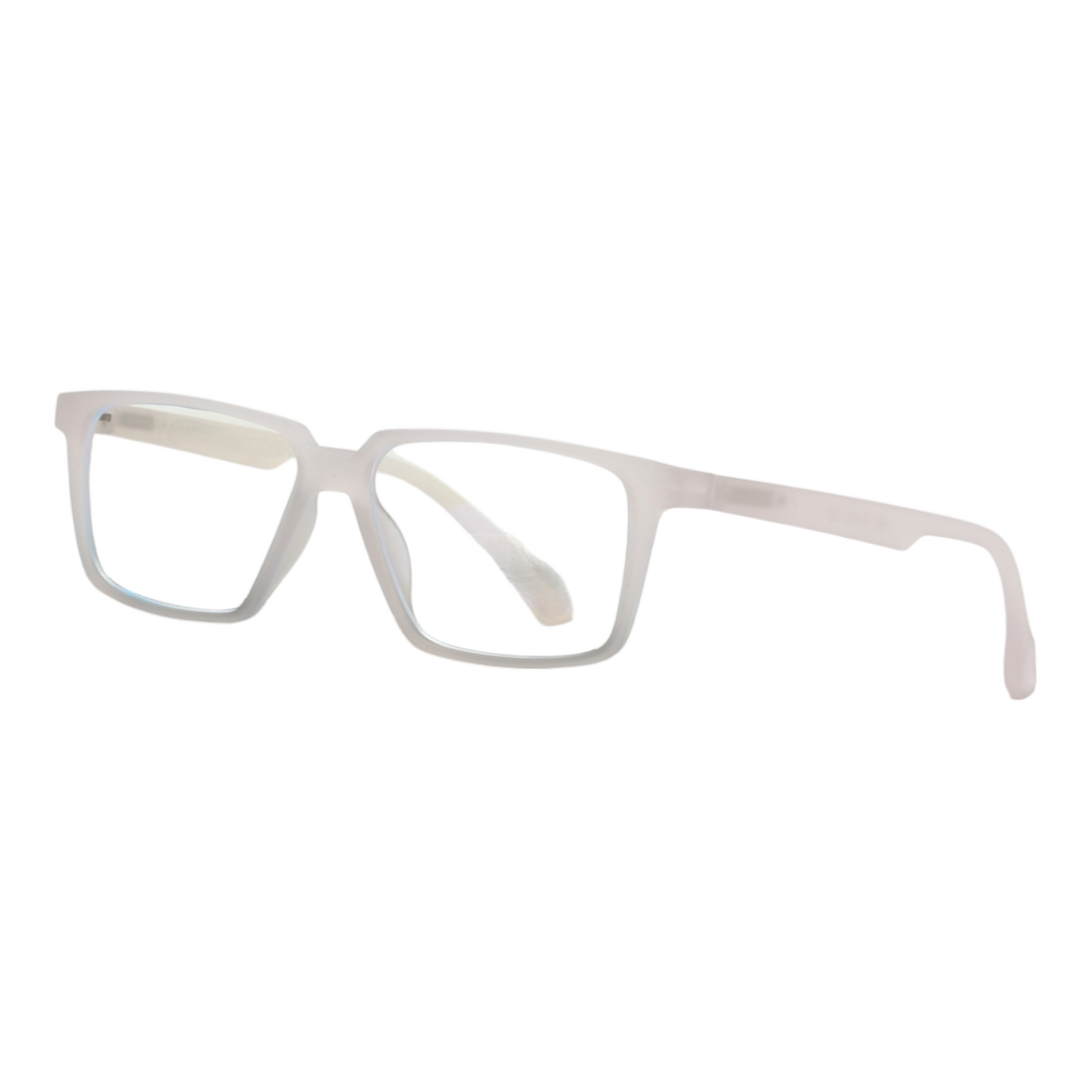 EVORA Hustle | Transparent Bluecut Anti-Glare Computer Glasses | Zero Power | Unisex Medium | EV6001 - EVORA