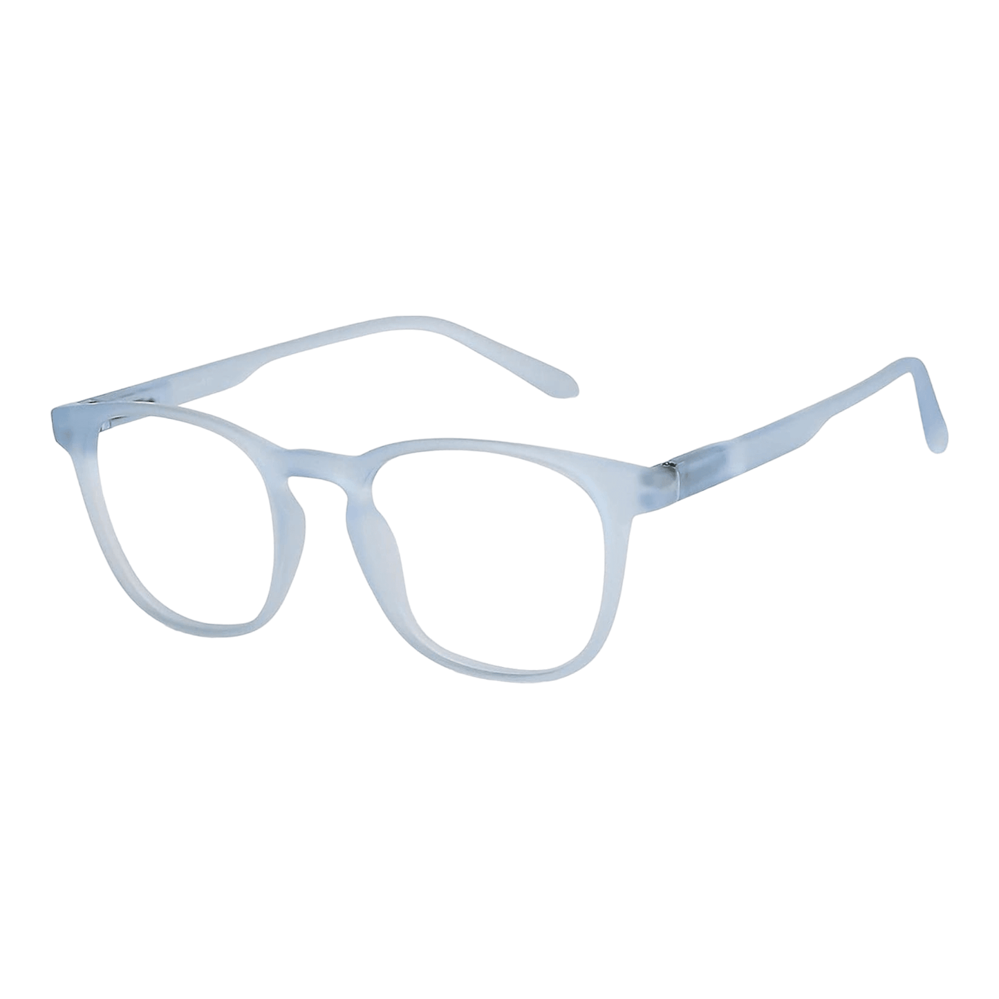 EVORA Hustle | Sky Blue |Zero Power Bluecut AntiGlare Computer Glasses | For Men & Women | Medium | EV10001