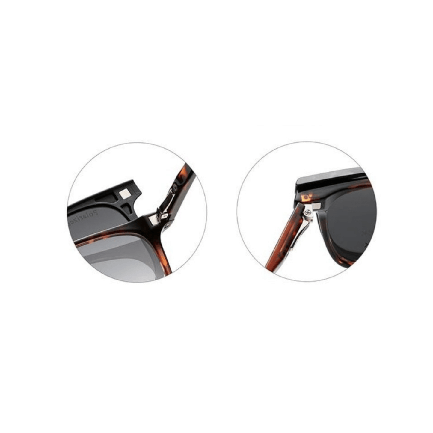 Grey Jack Clip On | Magnetic On Sunglasses Frame | GJ6201 | DEMI | 52-19-143