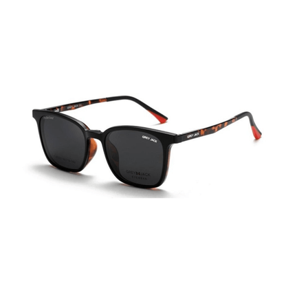 Grey Jack Clip On | Magnetic On Sunglasses Frame | GJ6201 | DEMI | 52-19-143