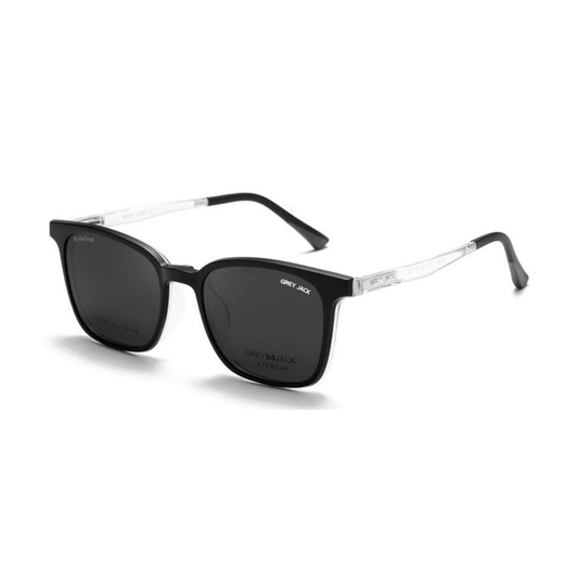 Grey Jack Clip On | Magnetic On Sunglasses Frame | GJ6201 | Transparency | 52-19-143