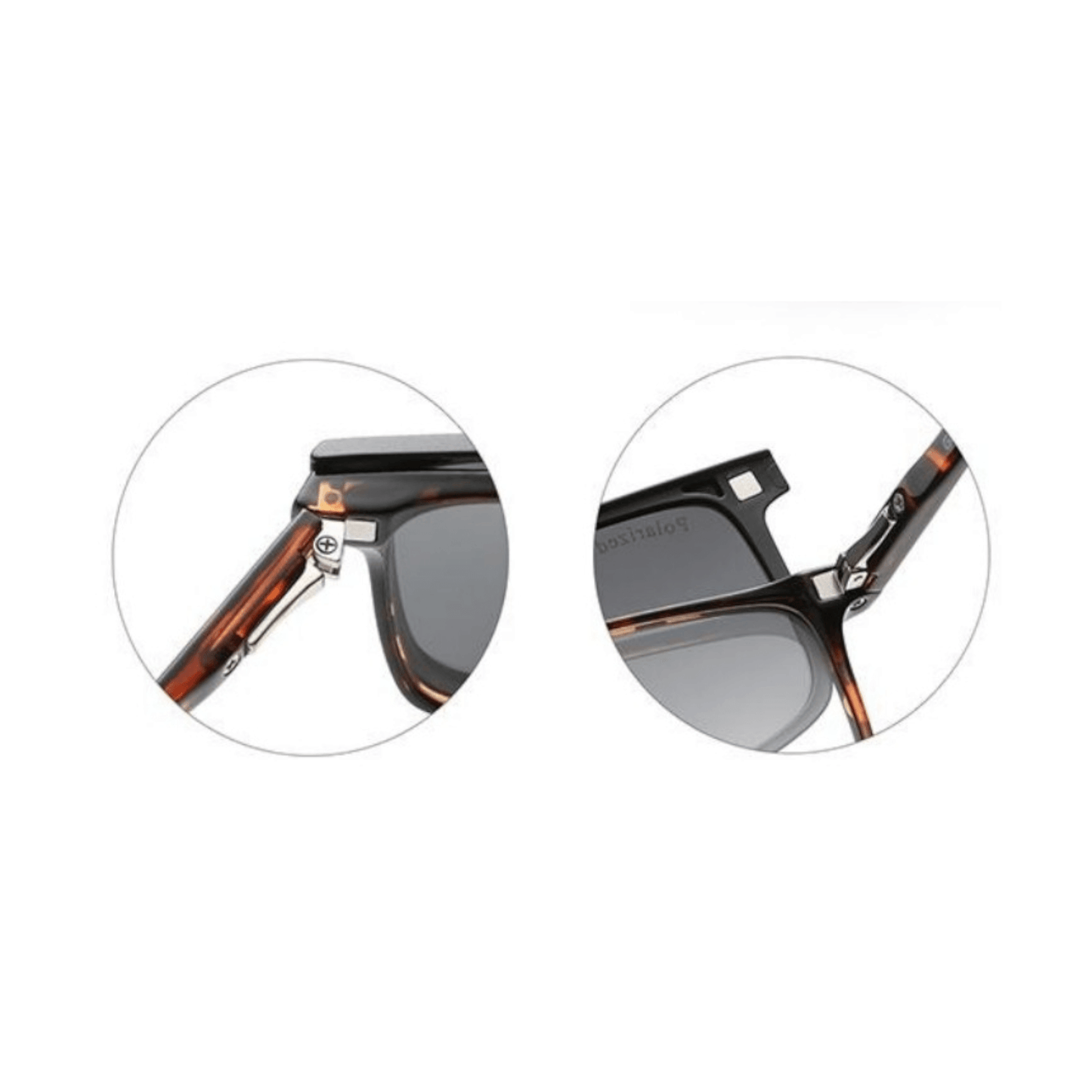 Grey Jack Clip On | Magnetic On Sunglasses Frame | GJ6202 | DEMI | 53-18-143