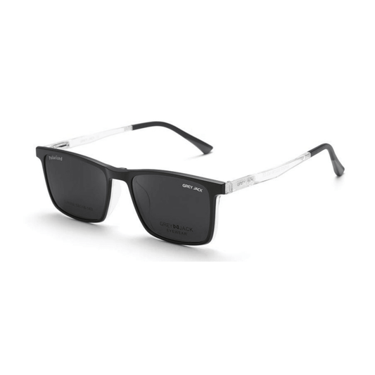 Grey Jack Clip On | Magnetic On Sunglasses Frame | GJ6202 | Transparency | 53-18-143