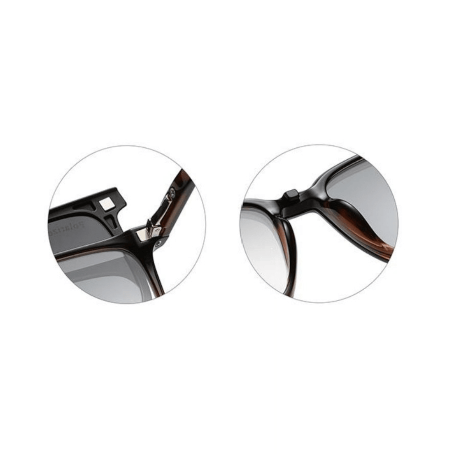 Grey Jack Clip On | Magnetic On Sunglasses Frame | GJ6203 | Brown | 54-18-143