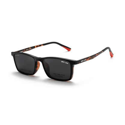 Grey Jack Clip On | Magnetic On Sunglasses Frame | GJ6204 | DEMI | 54-17-143