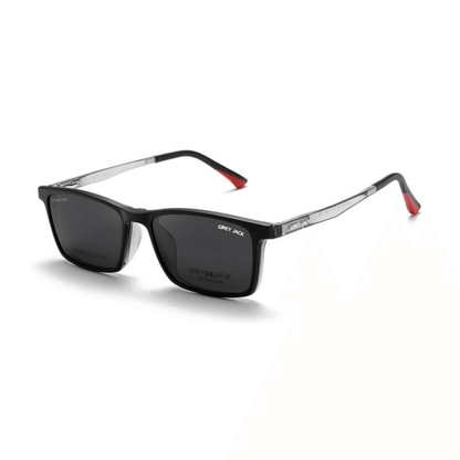 Grey Jack Clip On | Magnetic On Sunglasses Frame | GJ6204 | Grey | 54-17-143