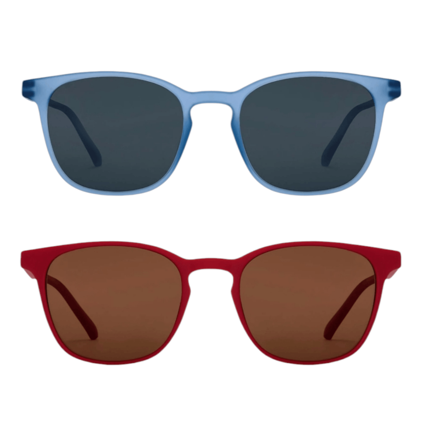 EVORA HUSTLE Polarized | PACK OF 2 | Ocean Blue/Red