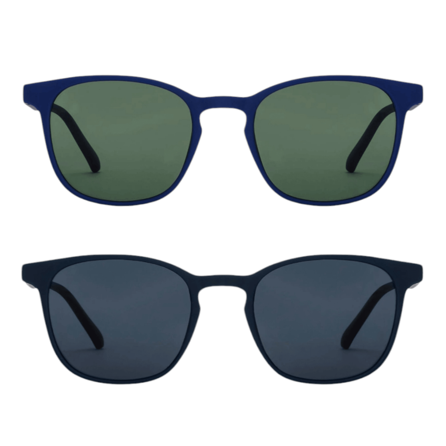 EVORA HUSTLE Polarized | PACK OF 2 | DARK BLUE/BLACK