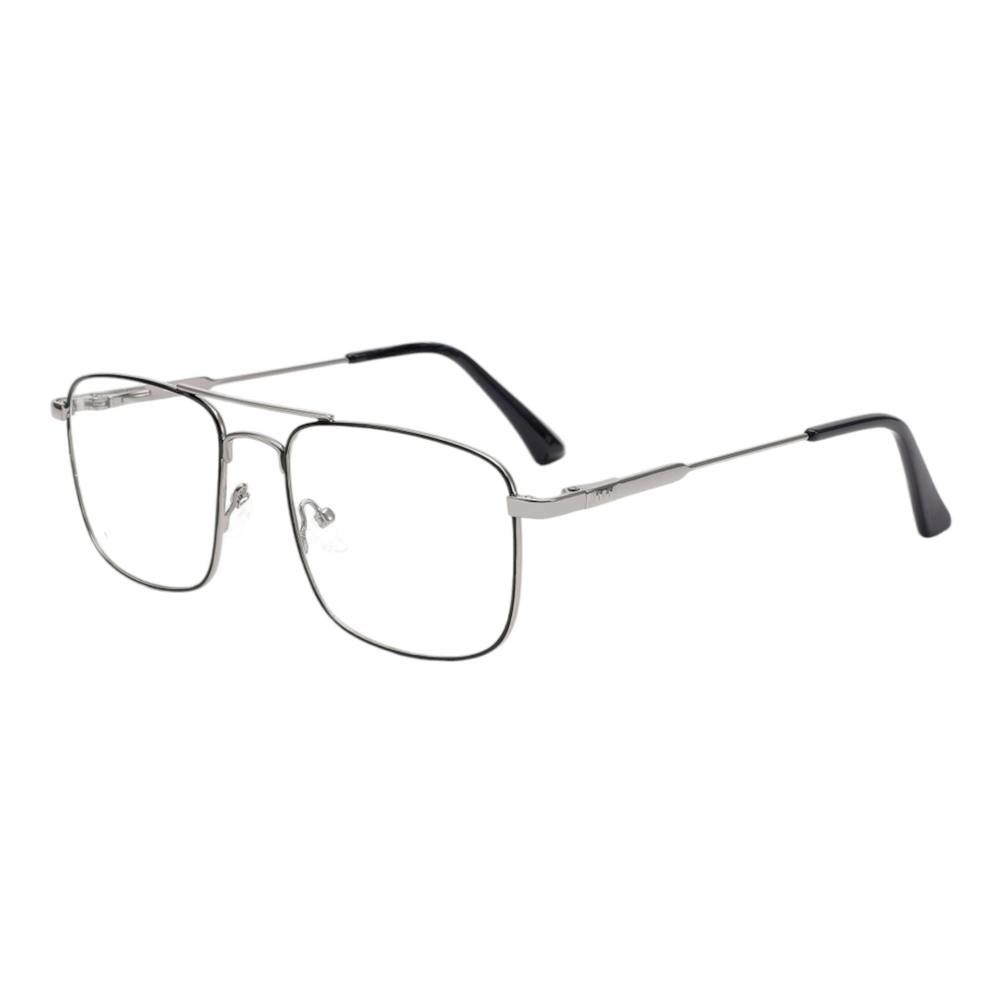 EV30001 Lightweight Metal Eyeglasses | Stylish Rectangle Frames for Men & Women | 54-18-140