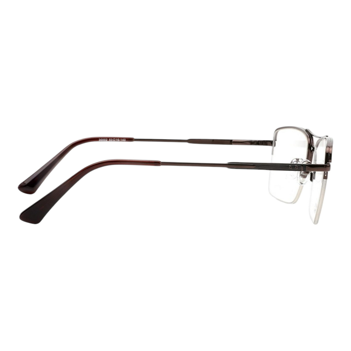 EV30002 Lightweight Metal Eyeglasses | Stylish Rectangle Frames for Men & Women | 53-16-140