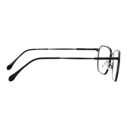 EV30003 Lightweight Metal Eyeglasses | Stylish Rectangle Frames for Men & Women | 53-16-140