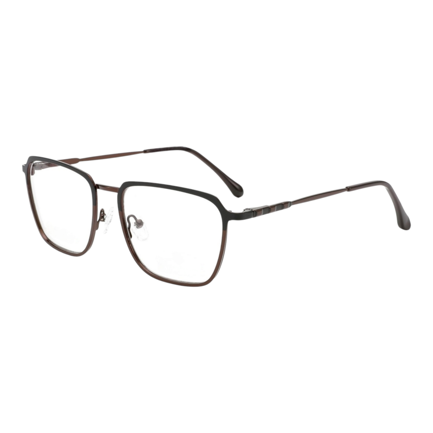 EV30003 Lightweight Metal Eyeglasses | Stylish Rectangle Frames for Men & Women | 53-16-140