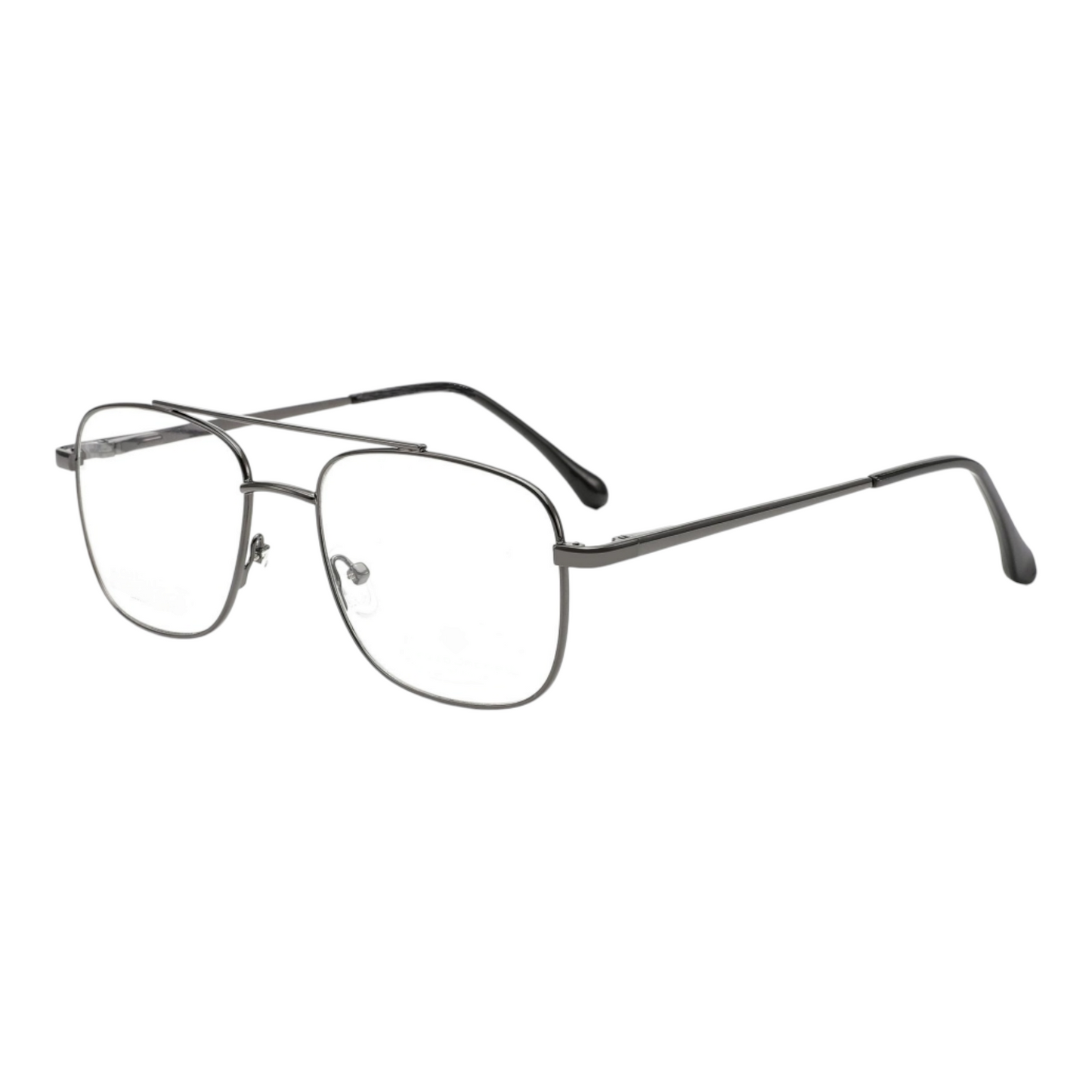 EV30004 Lightweight Metal Eyeglasses | Stylish Rectangle Frames for Men & Women | 52-19-140