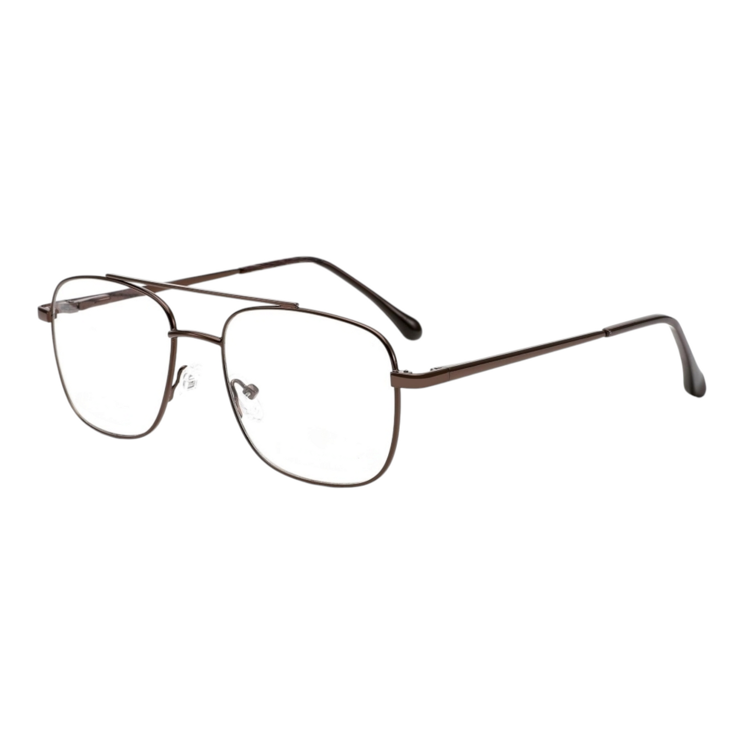 EV30004 Lightweight Metal Eyeglasses | Stylish Rectangle Frames for Men & Women | 52-19-140