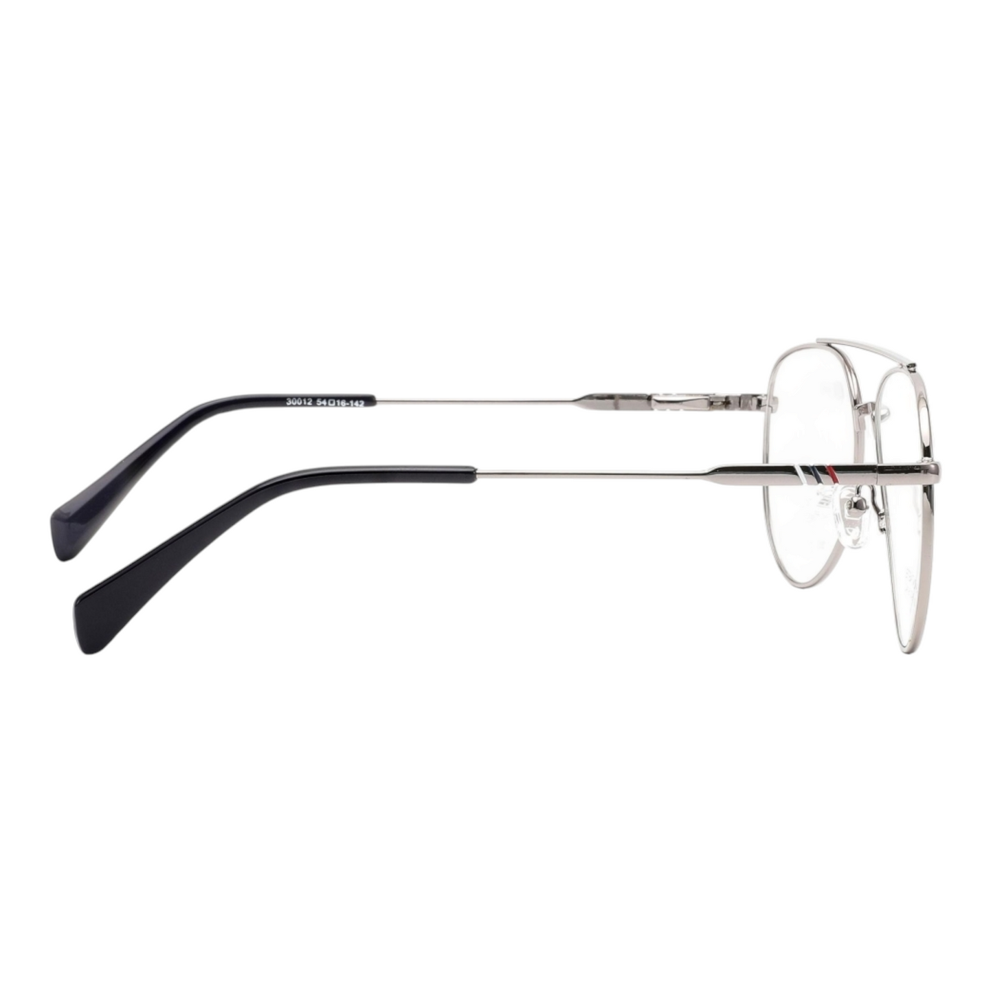 EV30012 Lightweight Metal Eyeglasses | Stylish Rectangle Frames for Men & Women | 54-16-142