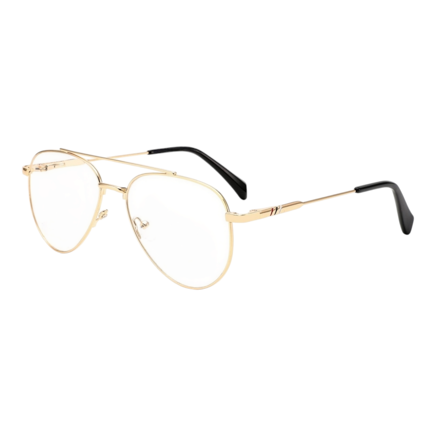 EV30012 Lightweight Metal Eyeglasses | Stylish Rectangle Frames for Men & Women | 54-16-142