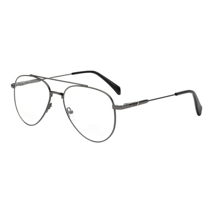 EV30012 Lightweight Metal Eyeglasses | Stylish Rectangle Frames for Men & Women | 54-16-142