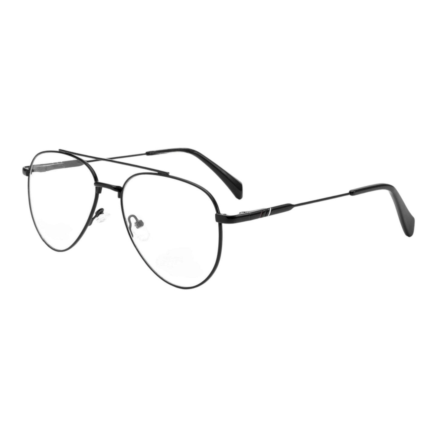 EV30012 Lightweight Metal Eyeglasses | Stylish Rectangle Frames for Men & Women | 54-16-142