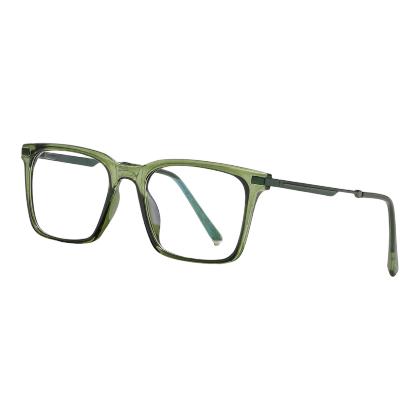 EVORA EV8803 Green Transparent Eyewear Frame | Stylish & Durable