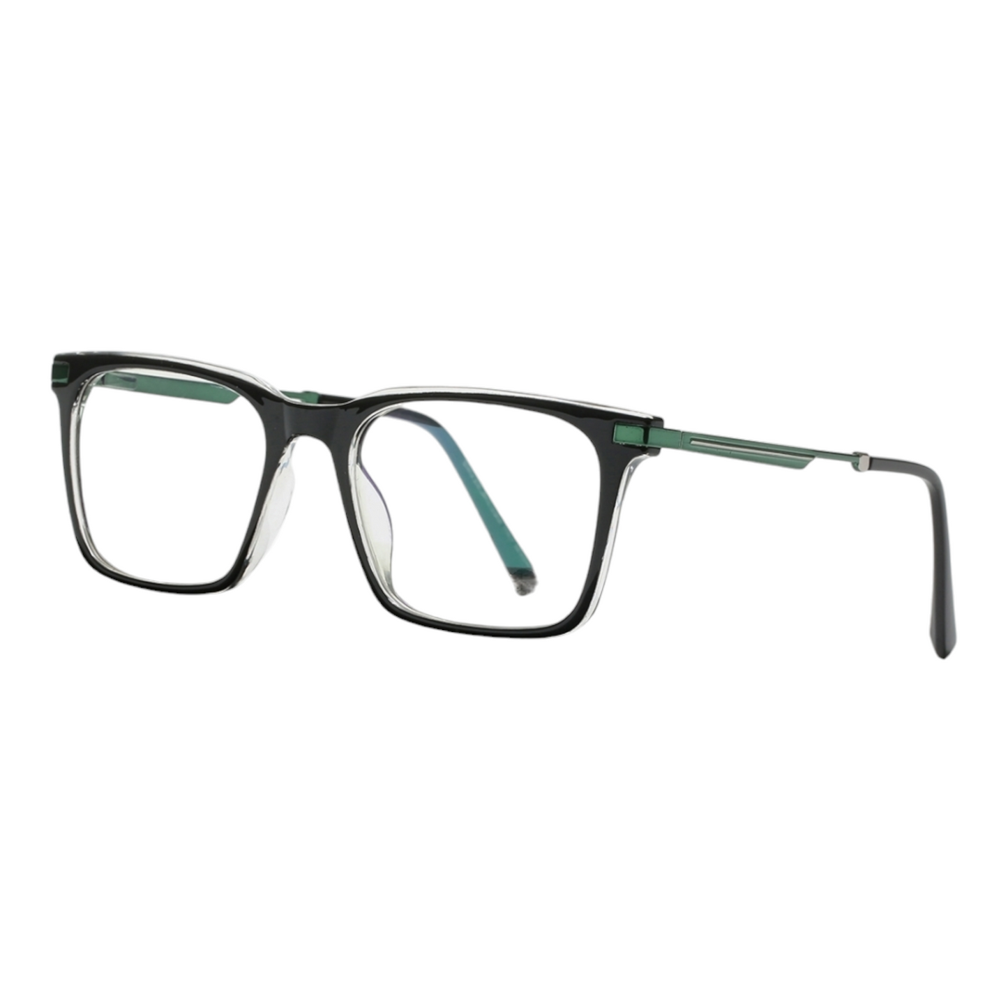 EVORA EV8803 Green Transparent Eyewear Frame | Stylish & Durable - EVORA