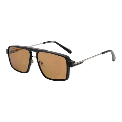 EVORA Magnetic Clip-On Sunglasses | 3-in-1 Black Polarized, Brown Lens & Night Vision Lenses | Model No. D2132