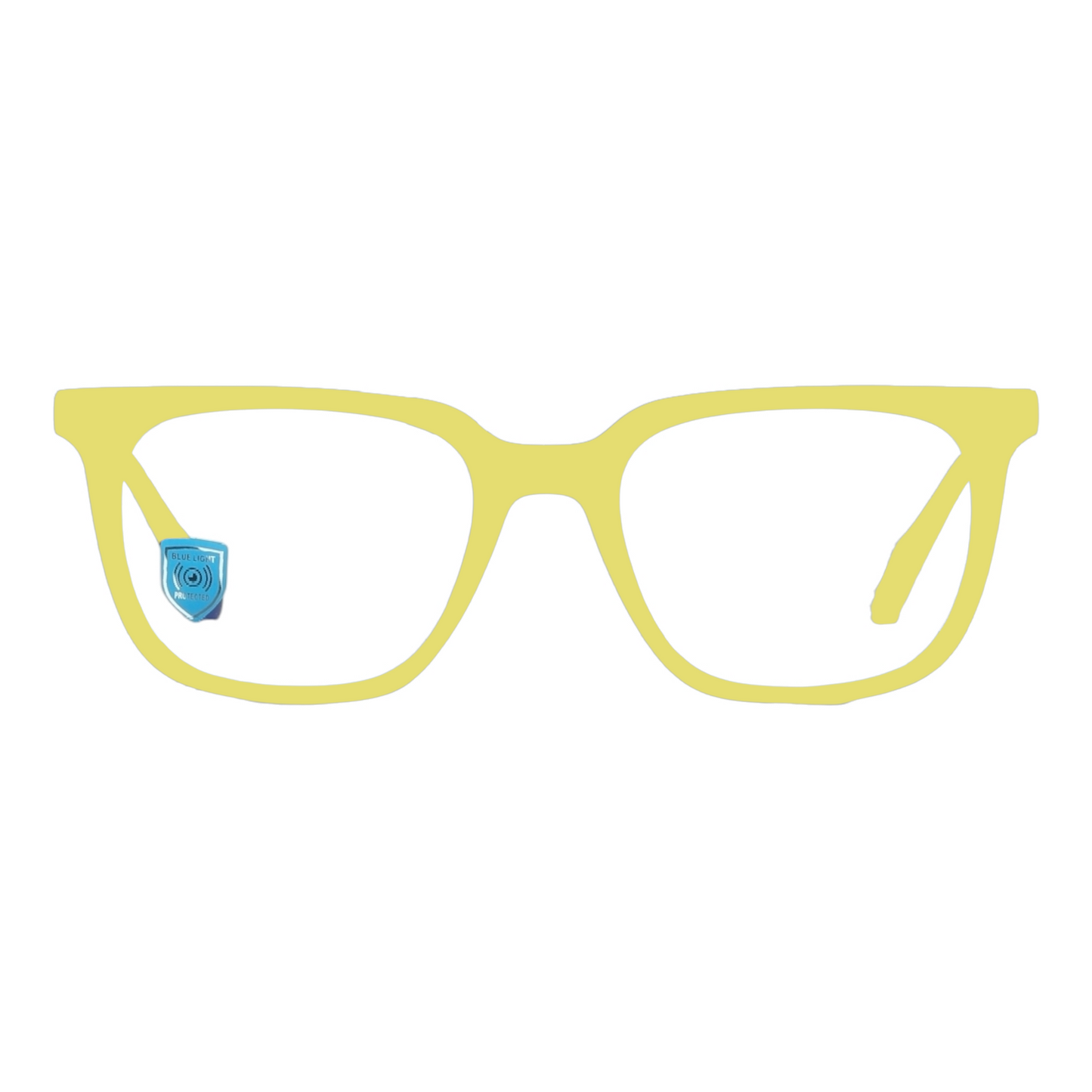 EVORA Hustle | Yellow Bluecut Anti-Glare Computer Glasses | Zero Power | Unisex Medium | EV6002