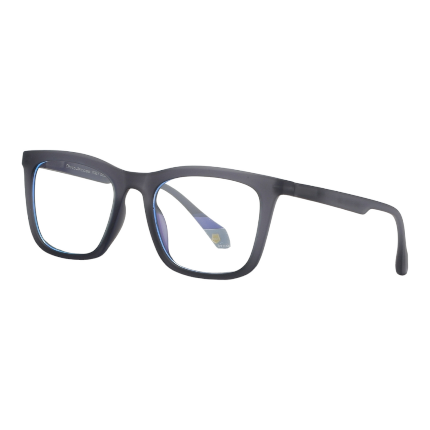 EVORA Hustle | Gray Bluecut Anti-Glare Computer Glasses | Zero Power | Unisex Medium | EV6003 - EVORA