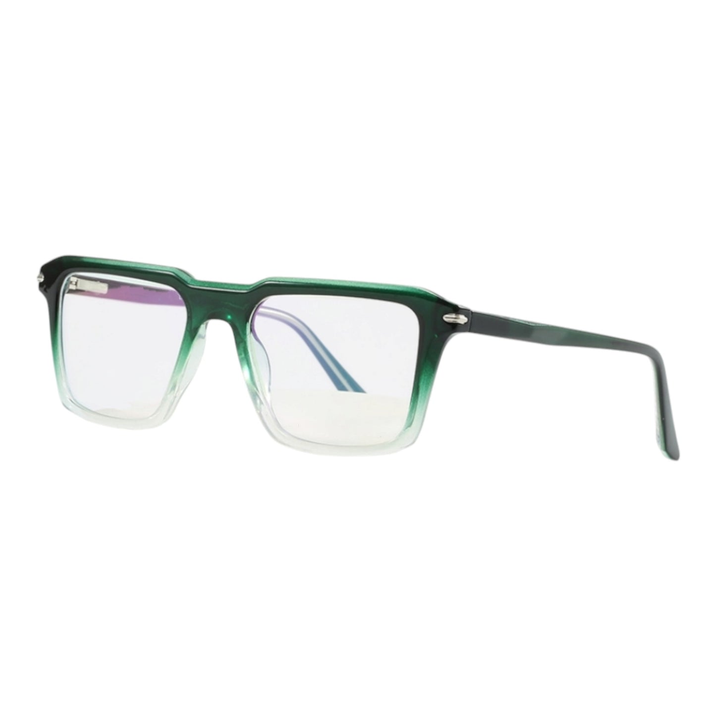 EVORA 8008 TR90 Eyewear Frame – Movie Star Bold | Green/White | Lightweight & Durable | 50-20-142 - EVORA