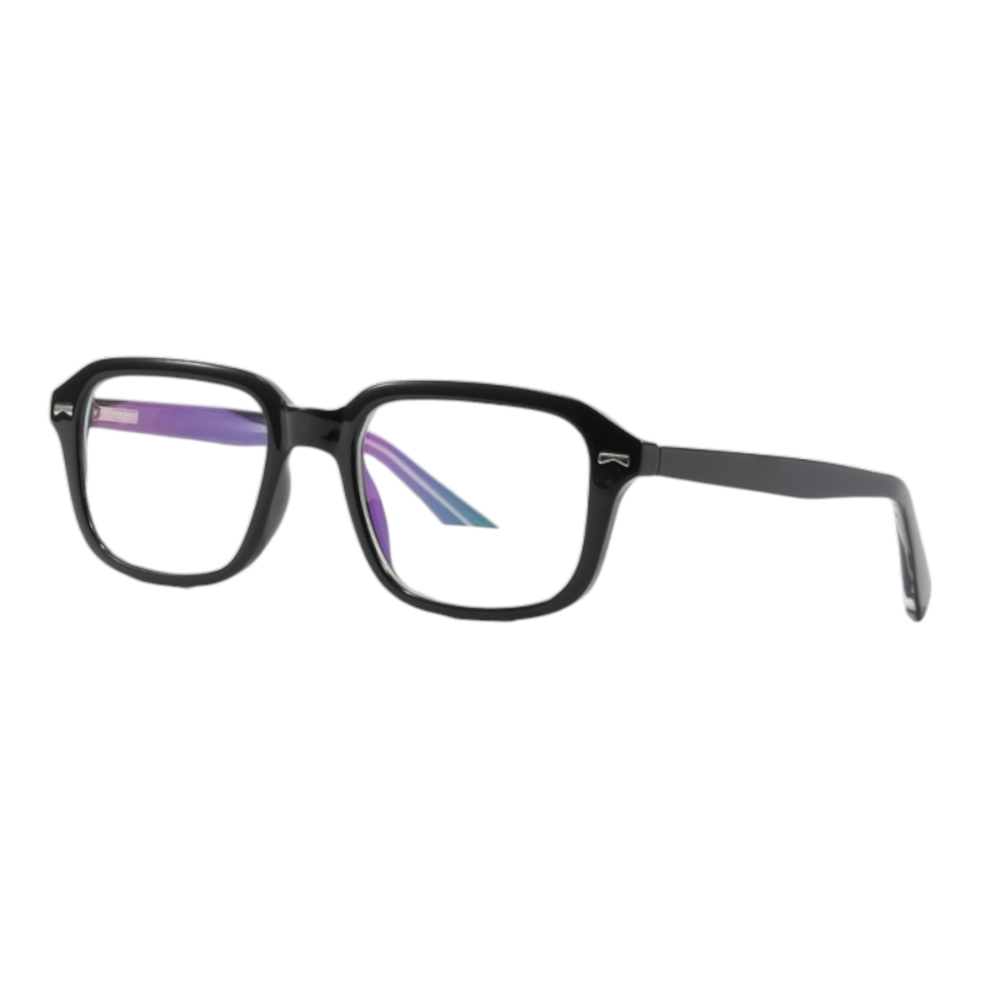 EVORA 8009 TR90 Eyewear Frame – Movie Star Bold | Black | Lightweight & Durable | 50-21-145 - EVORA
