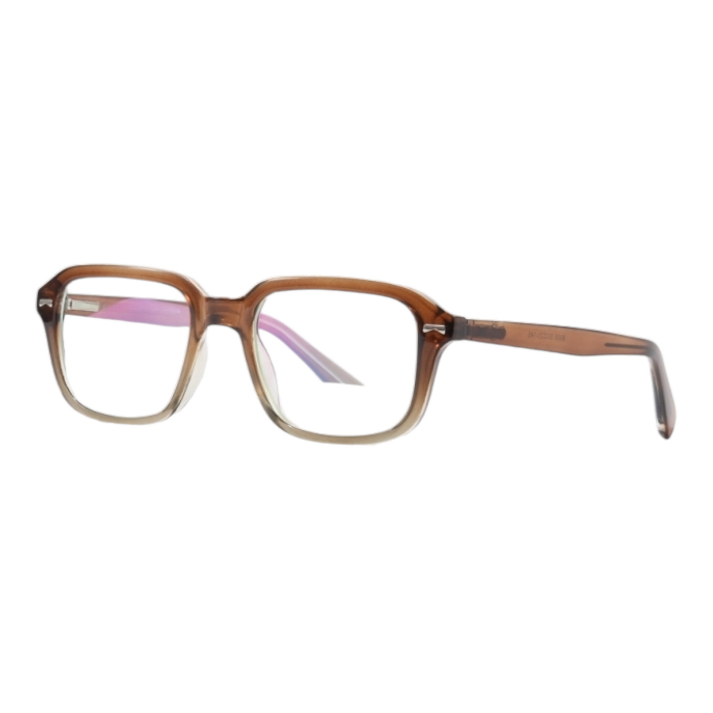EVORA 8009 TR90 Eyewear Frame – Movie Star Bold | Light Brown | Lightweight & Durable | 50-21-145 - EVORA