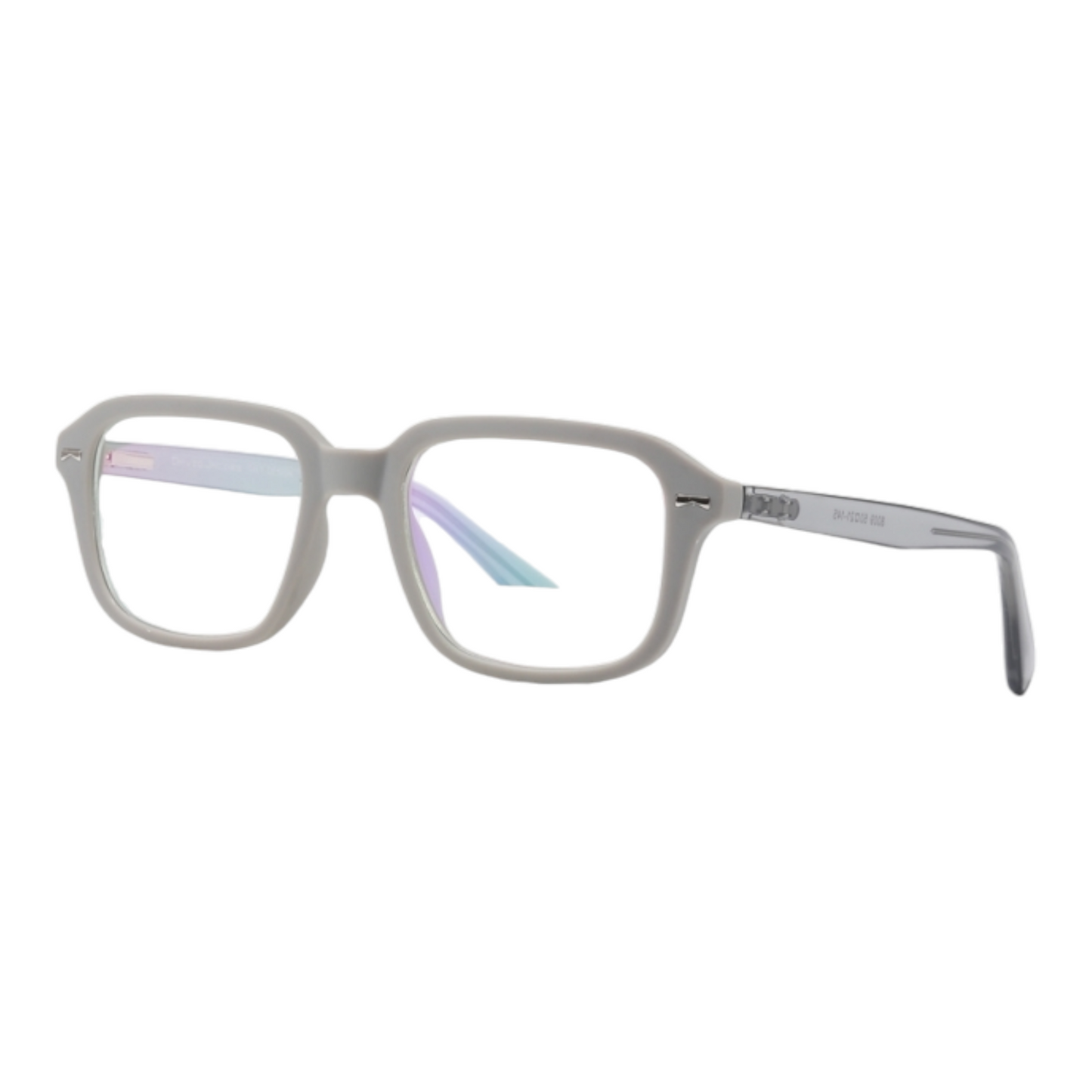 EVORA 8009 TR90 Eyewear Frame – Movie Star Bold | Gray | Lightweight & Durable | 50-21-145 - EVORA